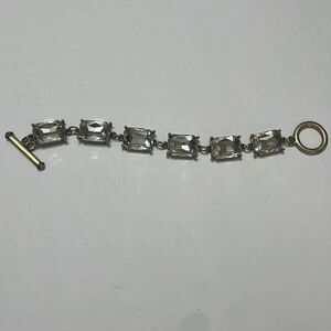 Goldstone rhinestone bracelet